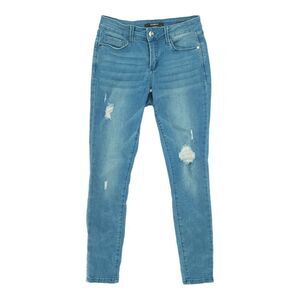 BEBE Women's 27 Distressed Skinny Jeans